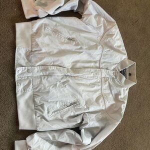 Knightsbridge Men's White and Grey Jacket